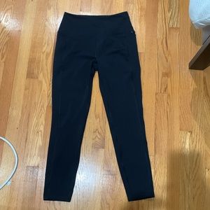 Black athletic leggings from Spyder. Excellent condition worn once. Size medium.